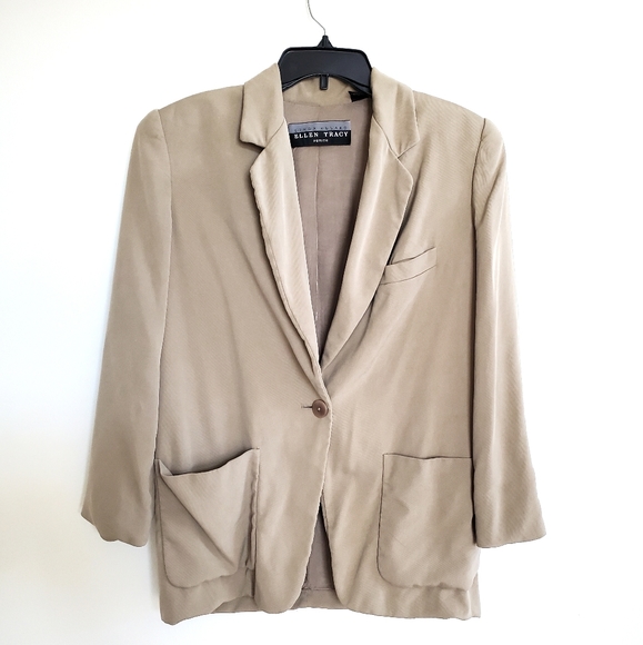Ellen Tracy Jackets & Blazers - Linda Allard Ellen Tracy Blazer with Shoulder Pads